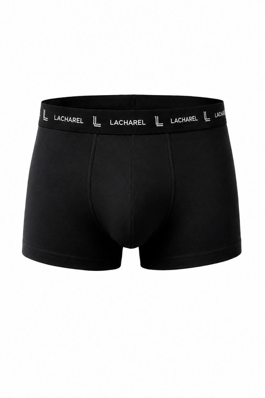 Erkek Likralı Pamuklu Nefes Alan Penye Boxer3'Lü Paket - Siyah & Gri & Lacivert görsel 5